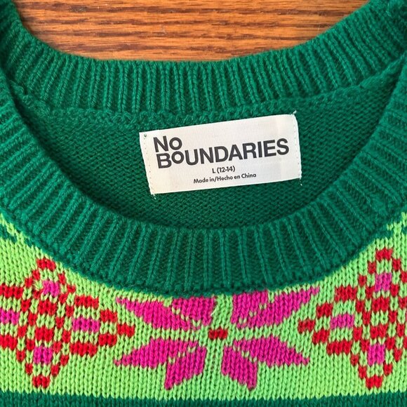 Christmas Express Your Elf Campy Women's Christmas Crewneck Sweater Size Large - Picture 7 of 13